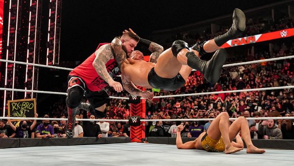 WWE Raw Kevin Owens Randy Orton Riddle