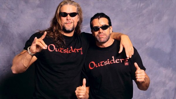 Scott Hall Kevin Nash the Outsiders