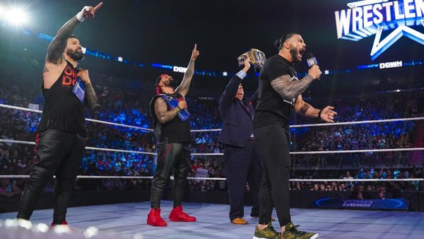 Roman Reigns Paul Heyman The Usos Bloodline