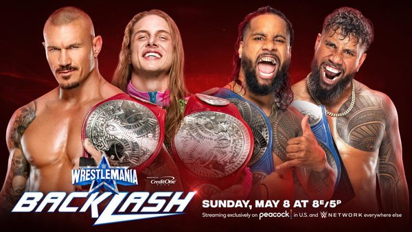 WWE WrestleMania Backlash RK-Bro Randy Orton Riddle The Usos