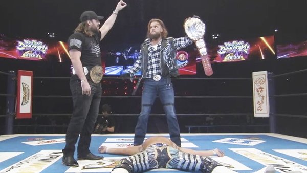 NJPW Wrestling Dontaku Chase Owens Juice Robinson