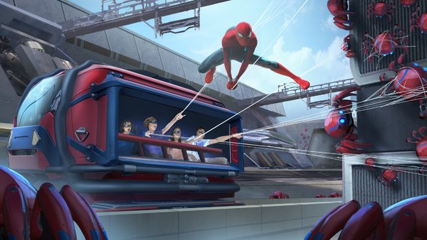 Marvel Avengers Campus Disneyland Paris Spiderman Web