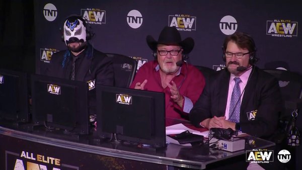 Jim Ross Excalibur Tony Schiavone AEW