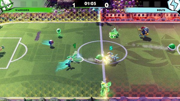 Mario Strikers Battle League Nintendo Switch Gameplay Review 