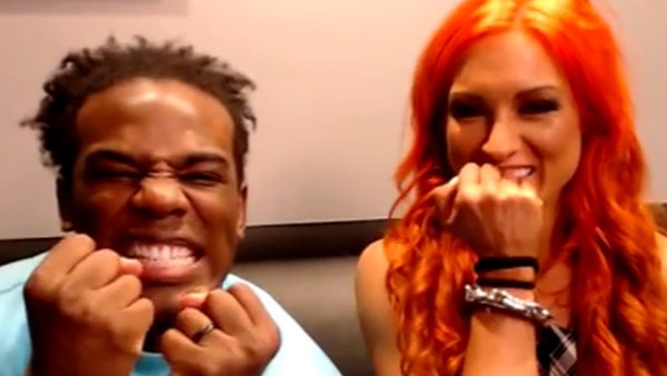 Xavier Woods Becky Lynch