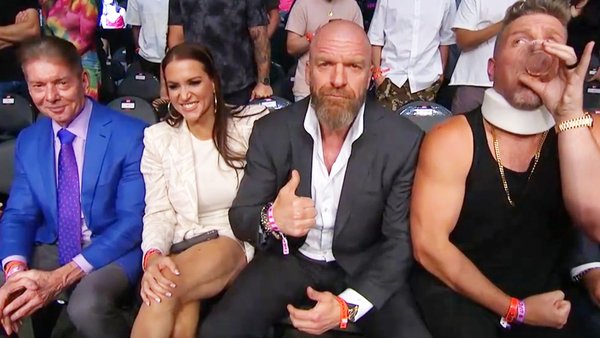 Vince McMahon Stephanie McMahon Triple H Pat McAfee UFC 276