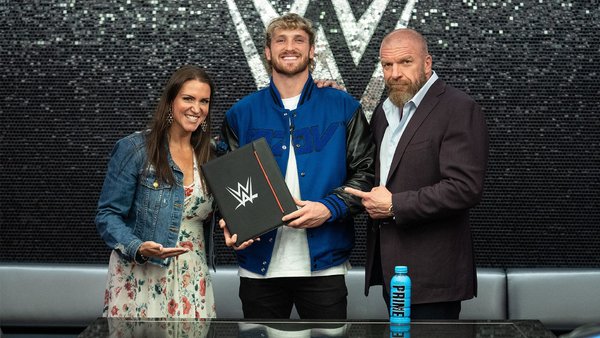 Logan Paul Triple H Stephanie McMahon