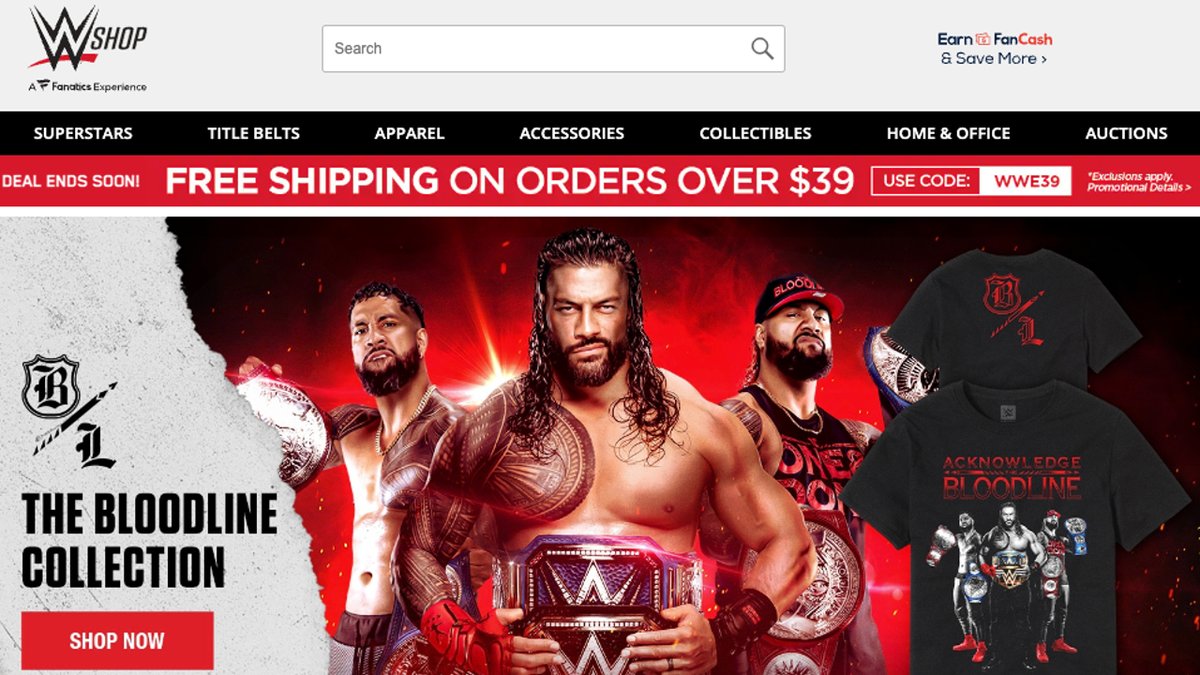 WWE Makes Major Change To Online Merch Store