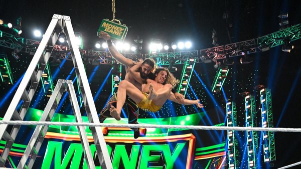 WWE Money In The Bank 2022 Riddle Seth Rollins