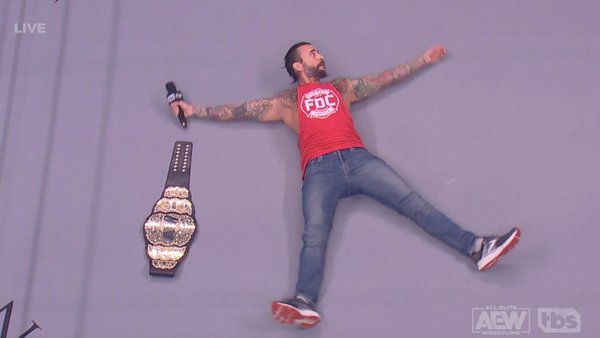 CM Punk snow angel