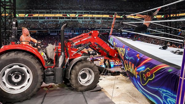 Brock Lesnar tractor