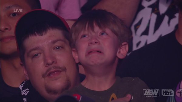 Crying kid AEW