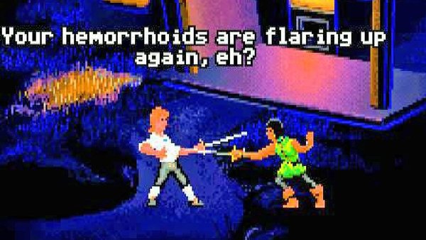 escape from monkey island insult sword fighting