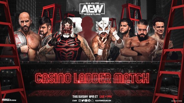 AEW All Out 2022 Casino Claudio Castagnoli Wheeler Yuta Penta Rey Fenix Rush Andrade El Idolo Dante Martin