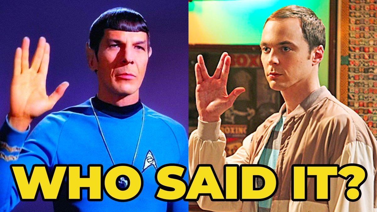 The Big Bang Theory Or Star Trek Quiz: Who Said It - Sheldon Cooper Or ...