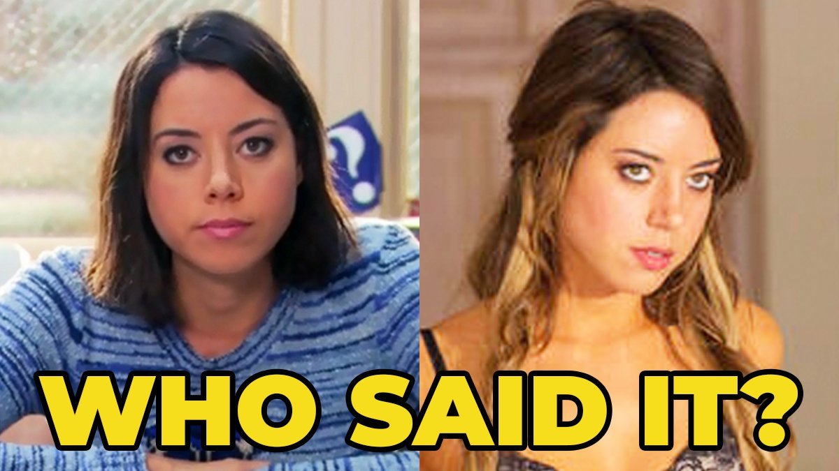 Parks And Recreation Quiz Who Said It April Ludgate Or Aubrey Plaza 