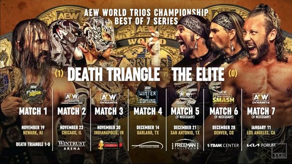 Death Triangle The Elite AEW Best Of 7
