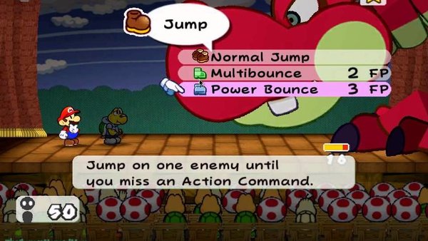 paper mario power bounce