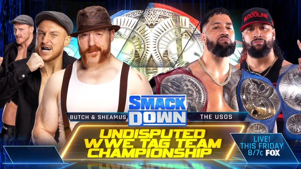 WWE SmackDown The Usos Sheamus Butch Ridge Holland