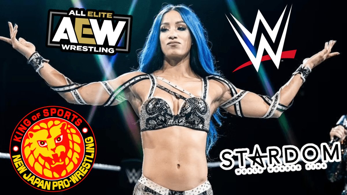 WWE fans left in shock as Sasha Banks shows off dramatic new look after  making debut for rivals NJPW