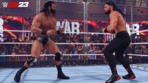 WWE 2K23 WarGames Drew McIntyre Roman Reigns