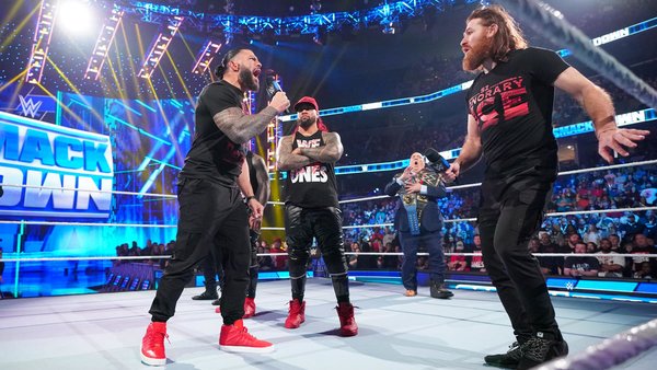 Roman Reigns Sami Zayn Bloodline