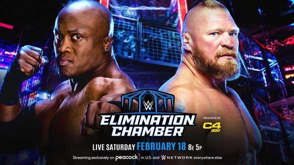 WWE Elimination Chamber 2023 Bobby Lashley Brock Lesnar