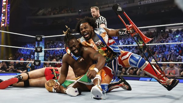 LA Knight New Day Kofi Kingston Xavier Woods