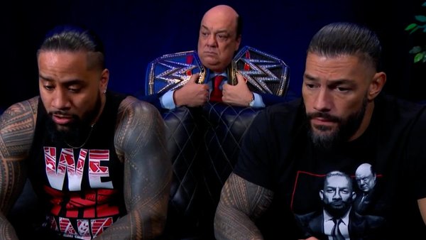 Roman Reigns Paul Heyman Jimmy Uso Bloodline